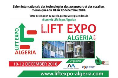 LiftExpo 2018 Algérie Ascenseur Expo.