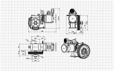 CF150 Teknik (Technical Drawings)