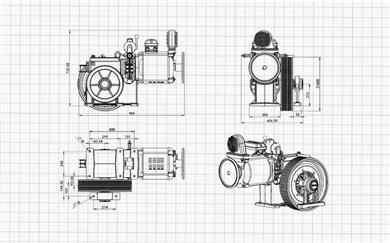 CF160 Teknik (Technical Drawings)