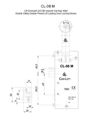 CL-06 M Teknik Çizim